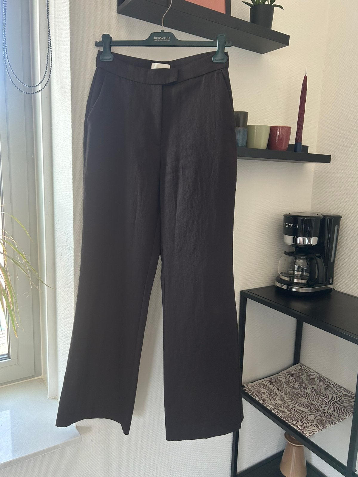 H&M pantalon bruin maat 36 dames, Bruin, Ophalen of Verzenden, Zo goed als nieuw, Maat 36 (S)