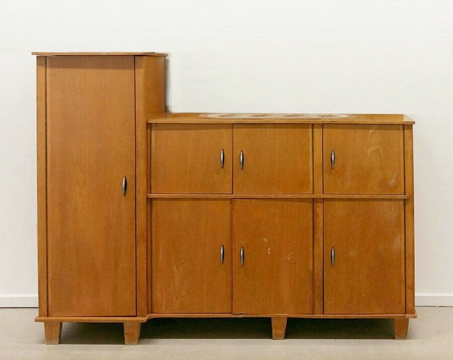 vintage kast, Ophalen, Vintage, 200 cm of meer, 50 tot 75 cm