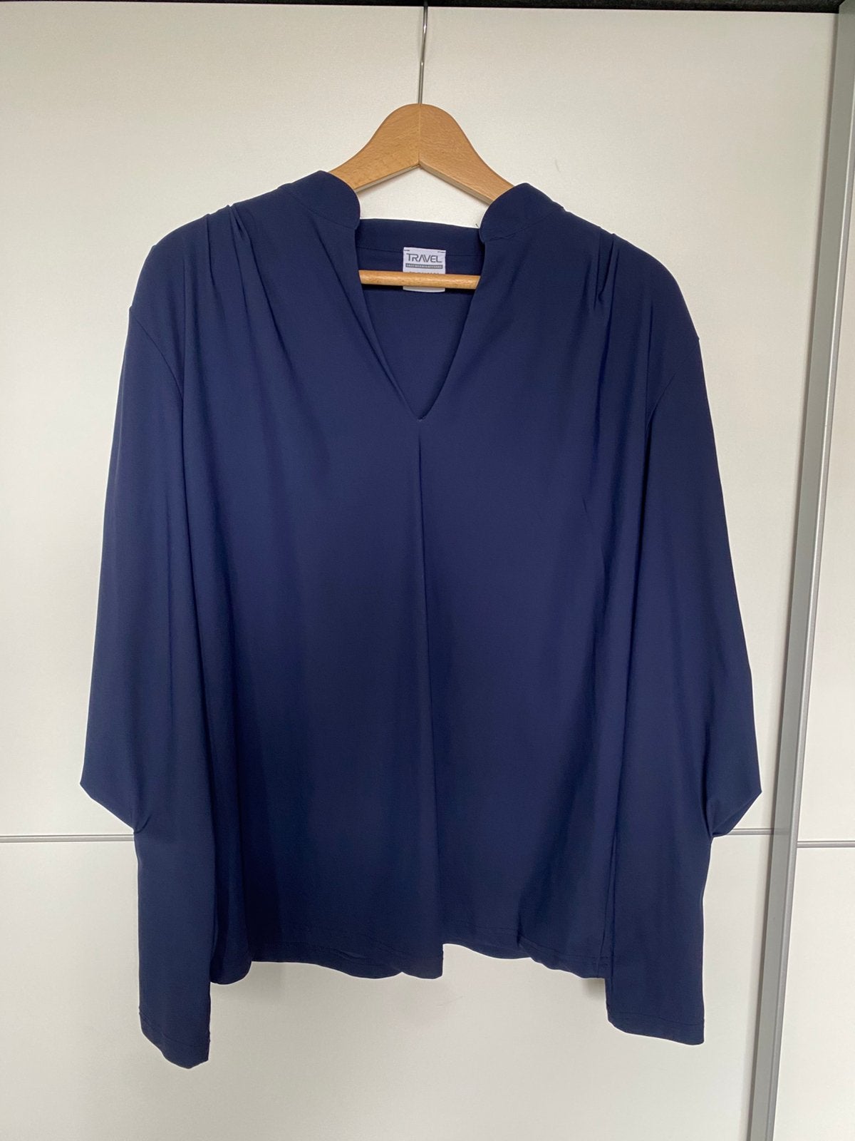 prachtige Maicazz-blouse, mt L, Verzenden, Gedragen, Maat 42/44 (L), Blauw