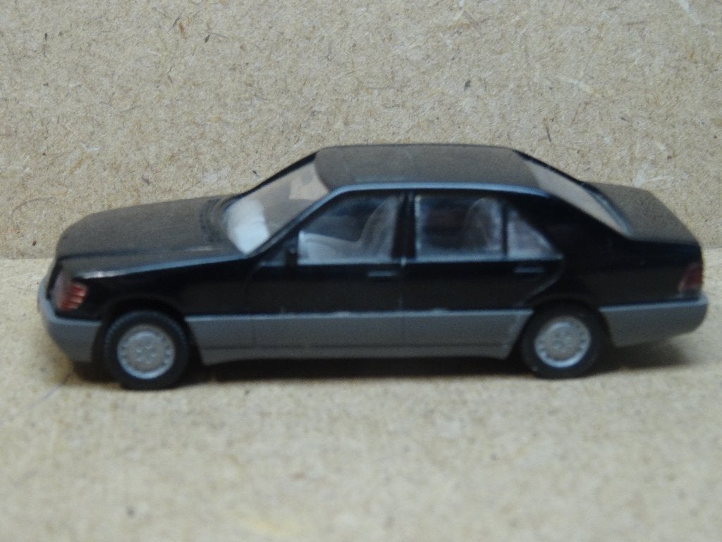 WIKING 1/87, MERCEDES Benz 500-SEL, Zwart, Zie Foto`s, Hobby en Vrije tijd, Ophalen of Verzenden, Zo goed als nieuw, Auto, Wiking