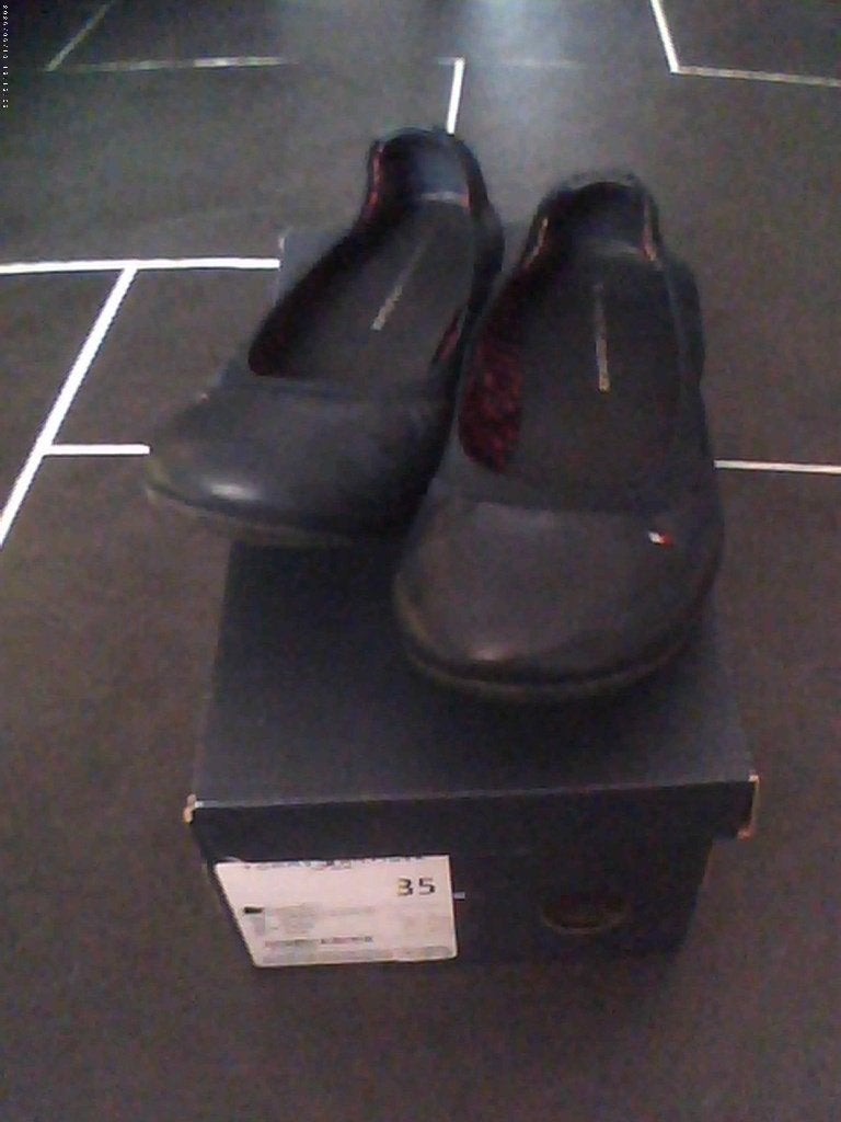 Tommy Hilfiger dames ballerina / flats maat 35 — nette staat, Tommy Hilfiger, Ophalen of Verzenden, Zo goed als nieuw, Blauw