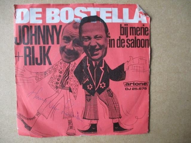 s0317 johnny en rijk - de bostella 2, Cd's en Dvd's, Vinyl Singles, Ophalen, Gebruikt, Overige genres