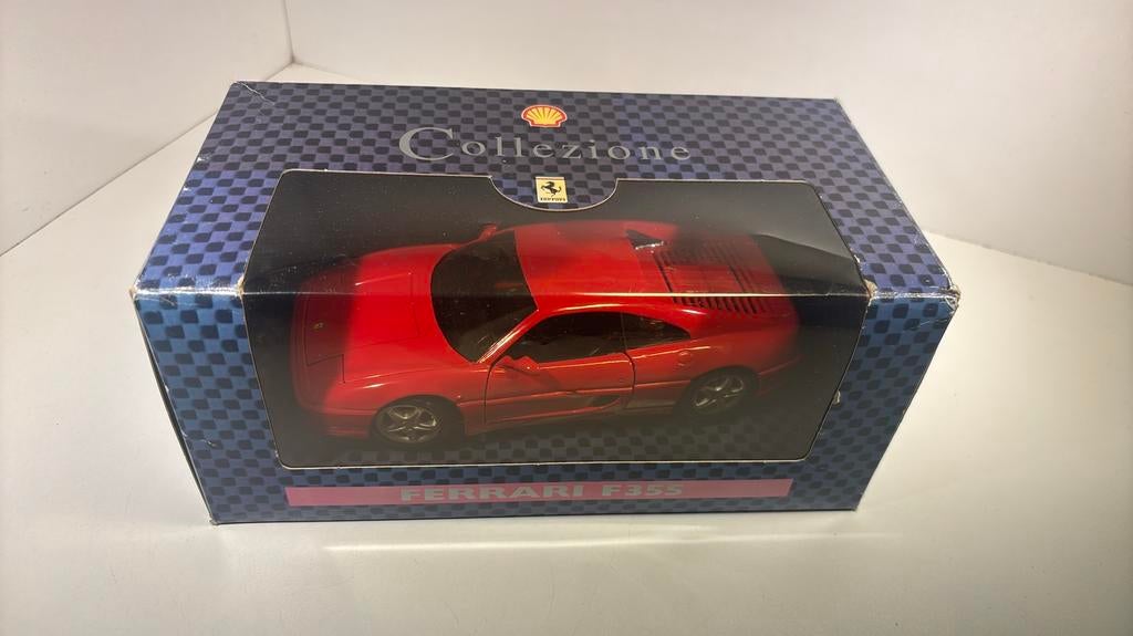 Ferrari f355 coupe shell / maisto 1.24, Maisto, Ophalen of Verzenden, A, A