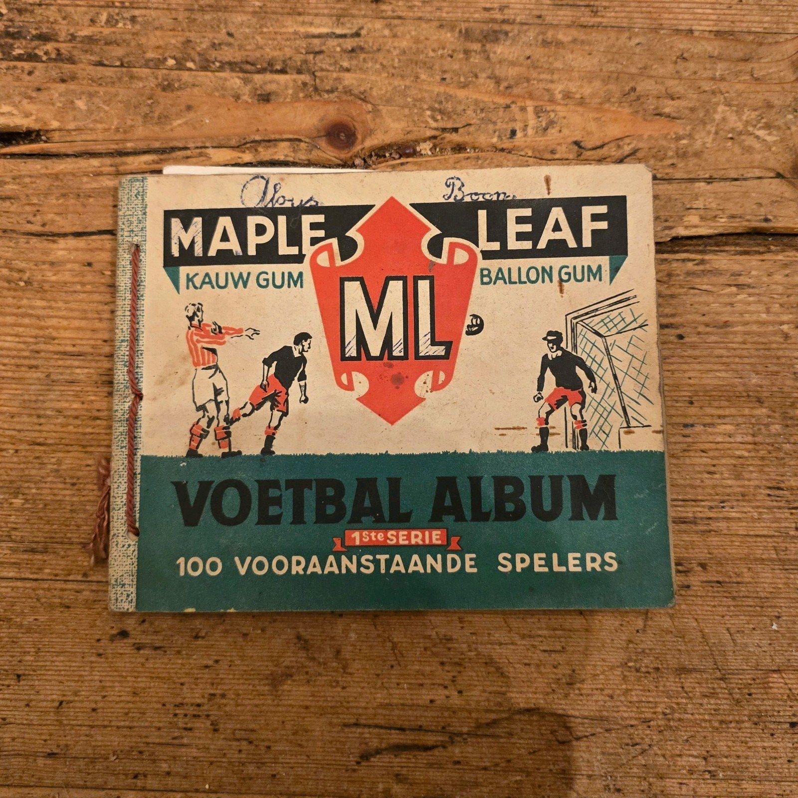 Maple leaf voetbal album 1952, Ophalen of Verzenden, Buitenlandse clubs, Boek of Tijdschrift
