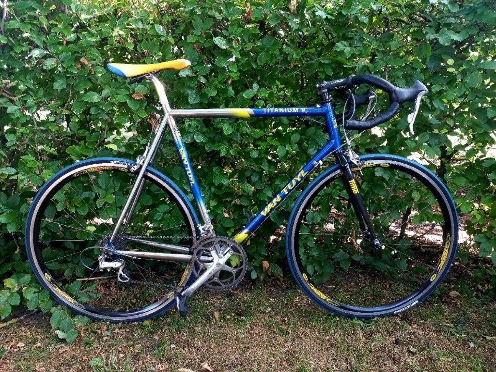 Van Tuyl titanium wielrenfiets 60cm, Ophalen, Gebruikt, Overige typen