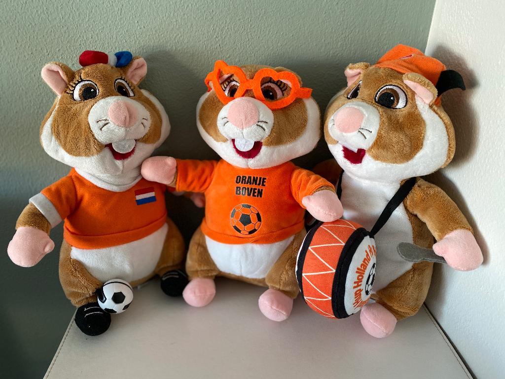 Ah hamsters oranje supporters, Ophalen of Verzenden, Zo goed als nieuw, Overige typen, Albert Heijn