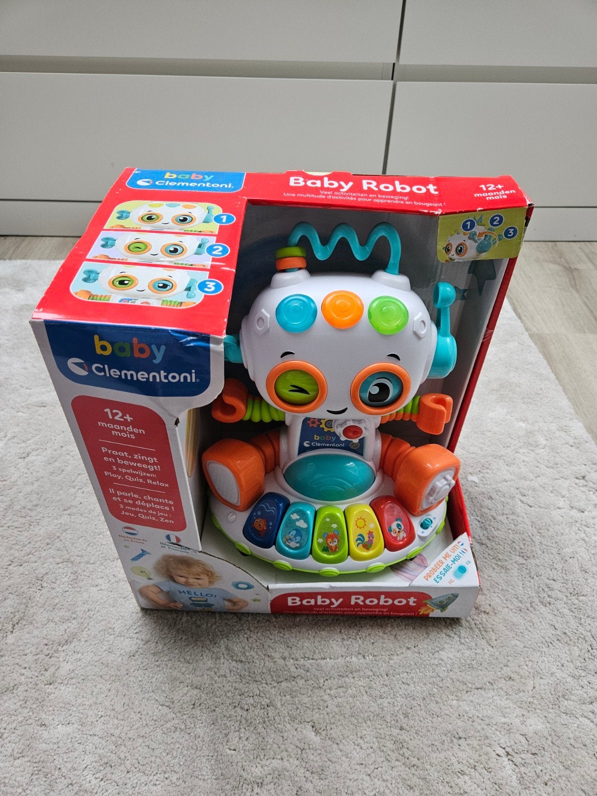 Baby Clementoni Robot 12+ maanden - Nieuw (doos beschadigd), Ophalen of Verzenden