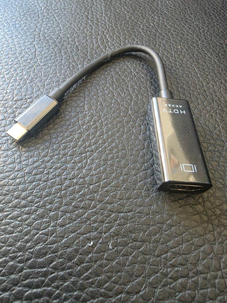 USB-C naar HDMI Adapter 4Kx2K HDTV, Ophalen of Verzenden, Zo goed als nieuw, Minder dan 2 meter, HDMI-kabel
