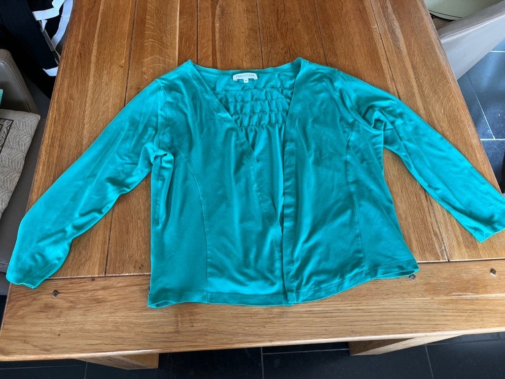 Nieuw groen viscose Tramontana vestje, maat M, Kleding | Dames, Maat 38/40 (M), Verzenden, Tramontana, Nieuw