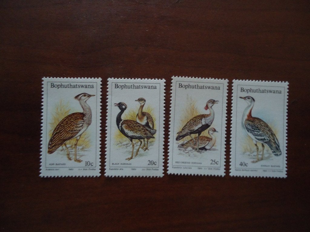 Vogels trap Z-A Bophuthatswana 1983, mi. 112-15 postfris, Ophalen of Verzenden, Postfris, Dier of Natuur