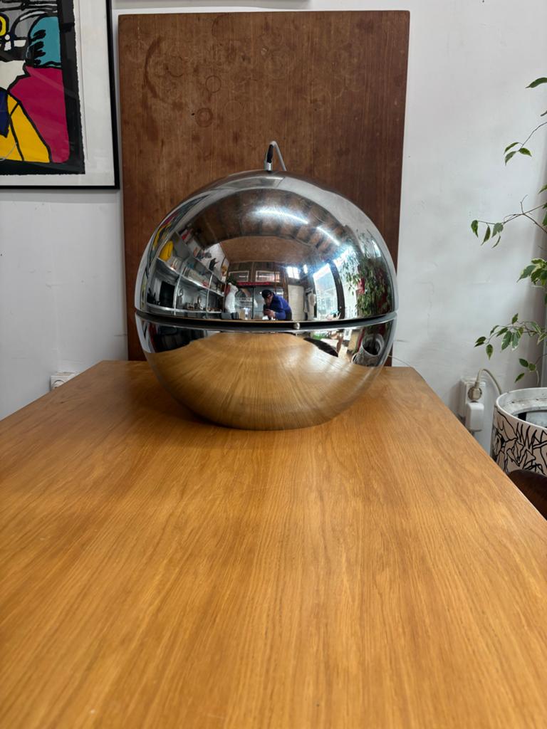 Chrome Space Age Hanglamp - Zuiver Model 5002441, Ophalen, Gebruikt, Metaal