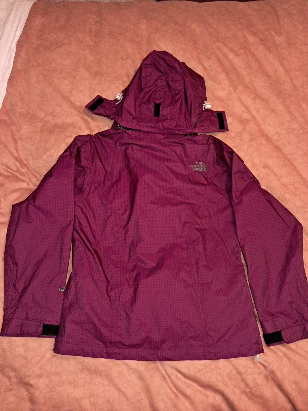 zgan maat M / L dames bordeauxrode The North Face regenjas, The North Face, Ophalen of Verzenden, Zo goed als nieuw, Overige kleuren