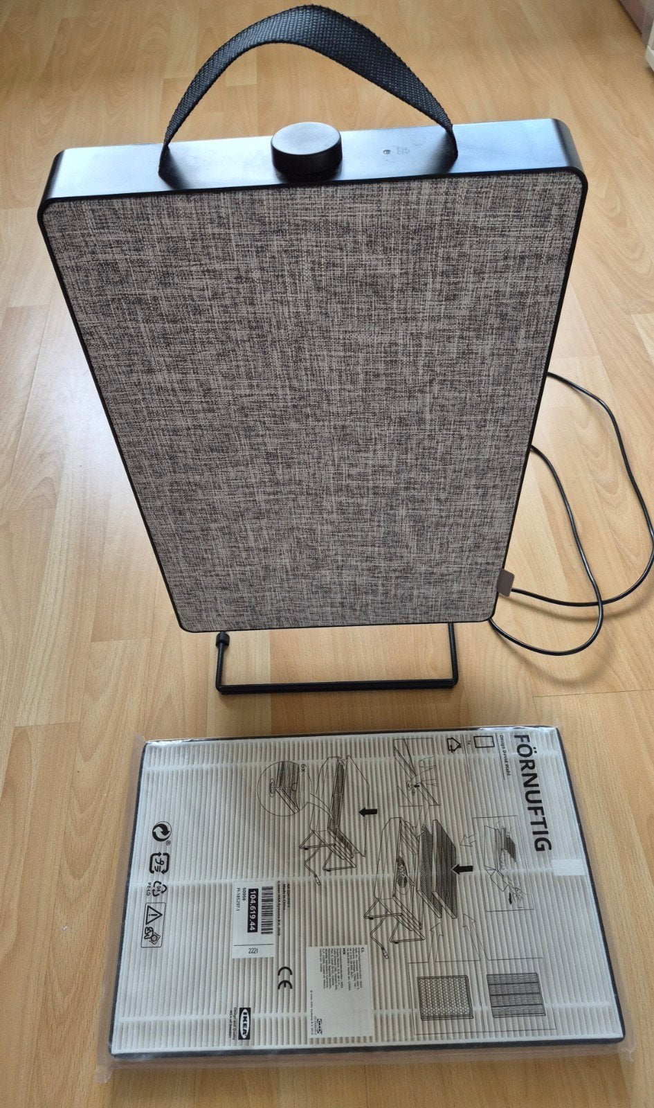 Ikea FÖRNUFTIG Luchtreiniger, 31x45 cm met extra filter, Ophalen of Verzenden, Zo goed als nieuw, Luchtreiniger
