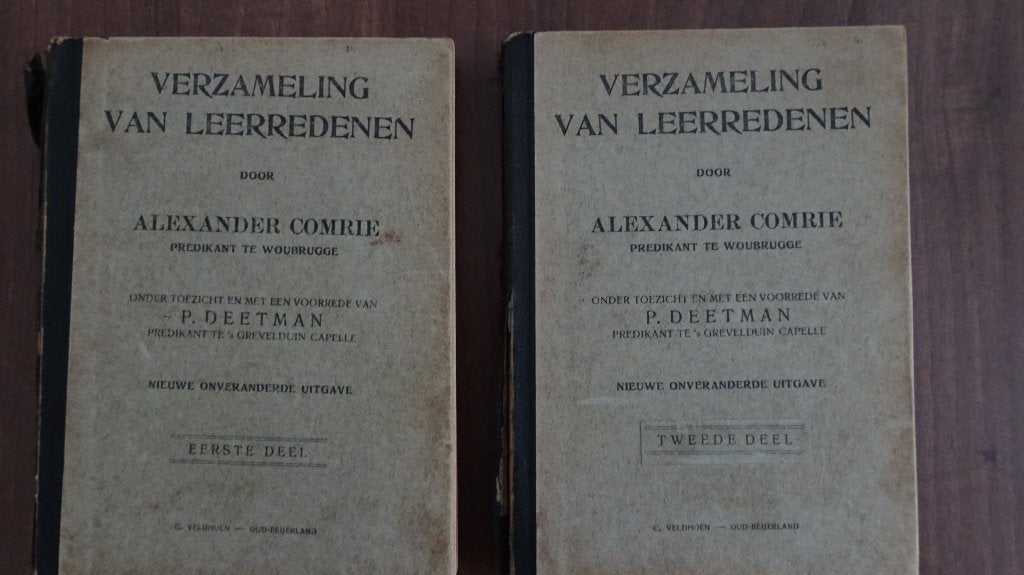 Verzameling van leerredenen. Alexander Comrie. Deel 1 en 2., Ophalen of Verzenden, Gelezen, Alexander Comrie, Christendom | Protestants