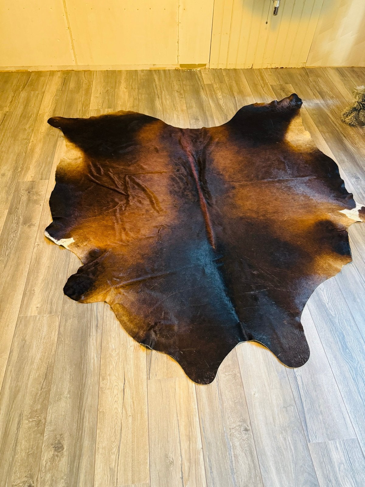 IKEA Koldby koeienhuid vloerkleed, ca. 200x220cm, Ophalen, Gebruikt, Bruin, 200 cm of meer