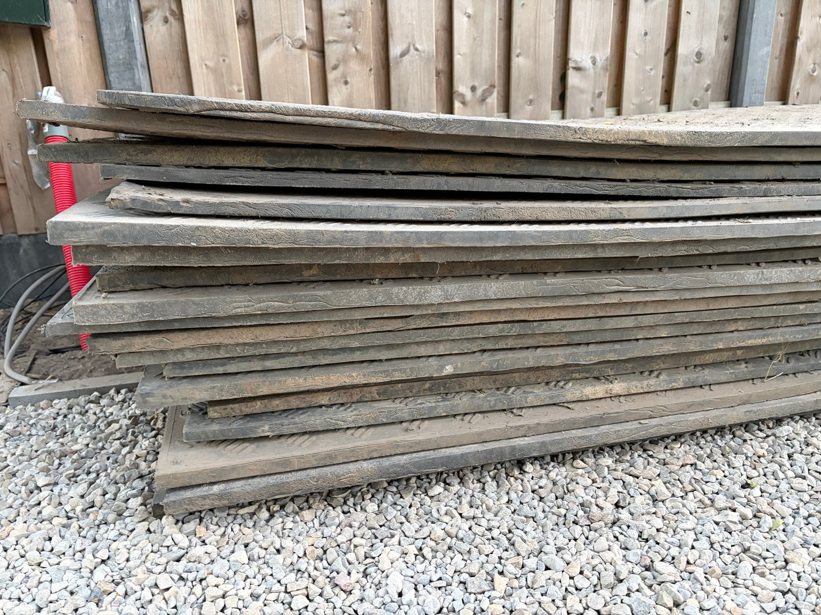 20 kunststof rijplaten 3 x 1m, Doe-het-zelf en Verbouw, Hout en Planken, Ophalen, Gebruikt, Minder dan 25 mm, Overige typen