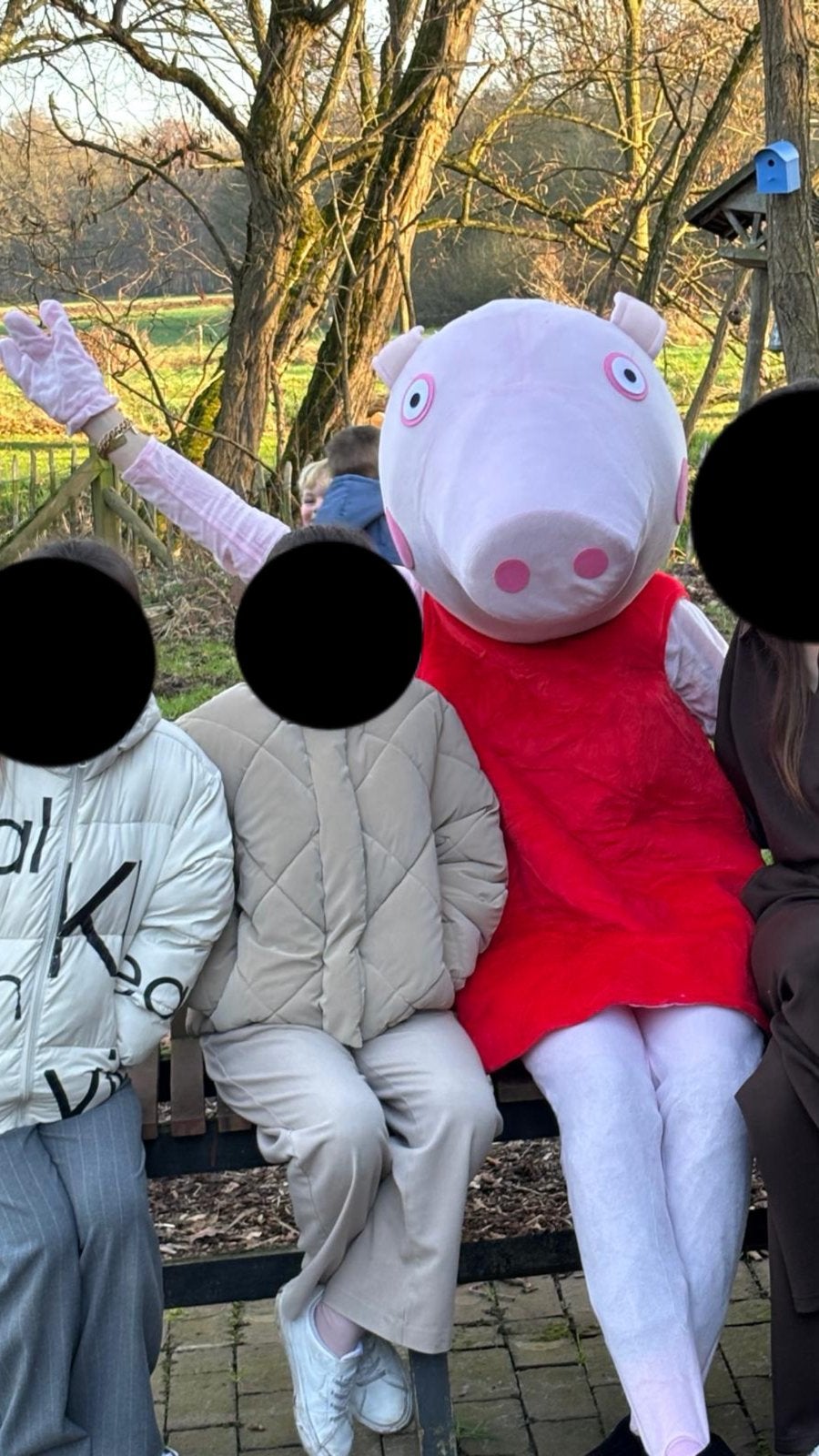 Peppa Pig Mascotte pak, Ophalen
