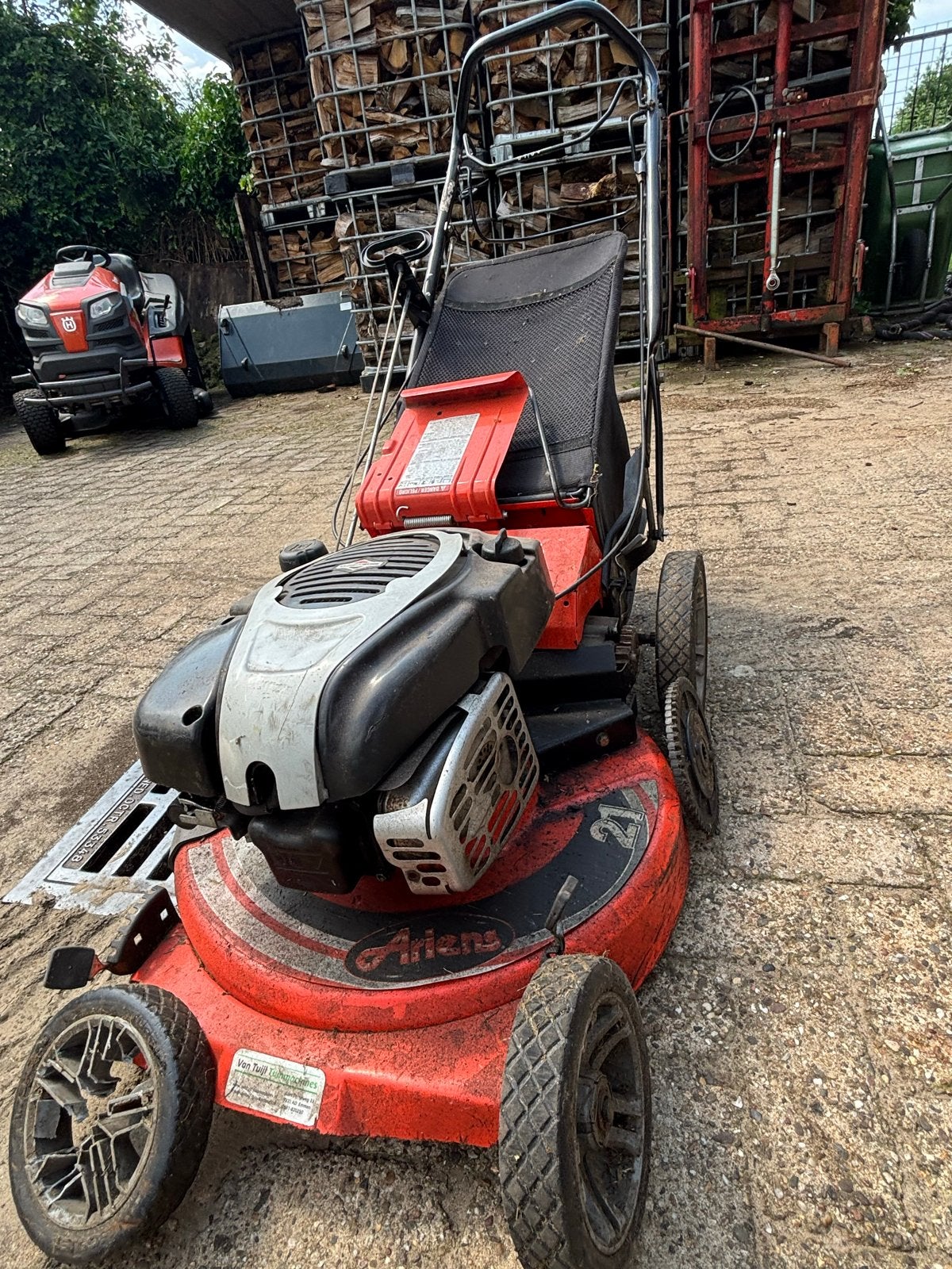 Ariens grasmaaier voor onderdelen of opknappen, Ophalen, Gebruikt, 50 cm of meer, Benzine-grasmaaier