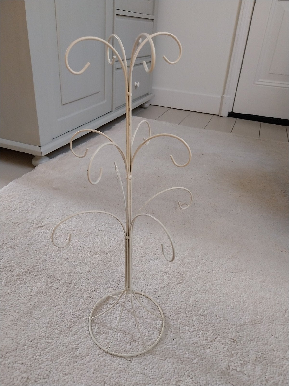 Metalen sieradenrekje - 52 cm hoog, Ophalen of Verzenden, Gebruikt