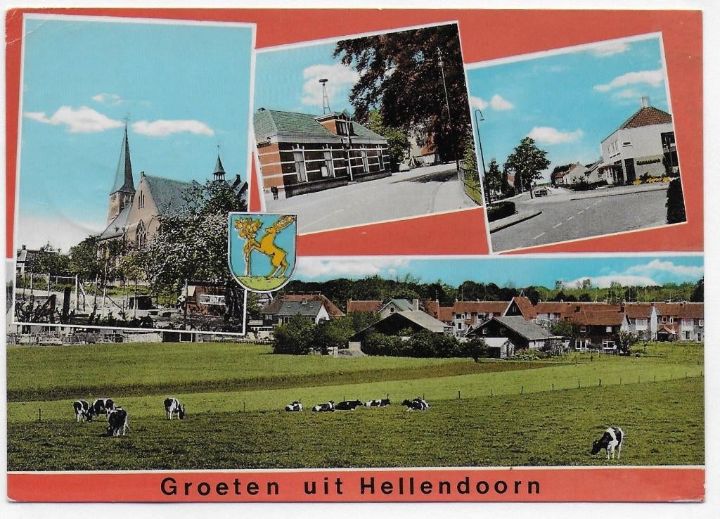 Hellendoorn gelopen Ansichtkaart (B2798 ), Ophalen of Verzenden, 1980 tot heden, Ongelopen, Overijssel