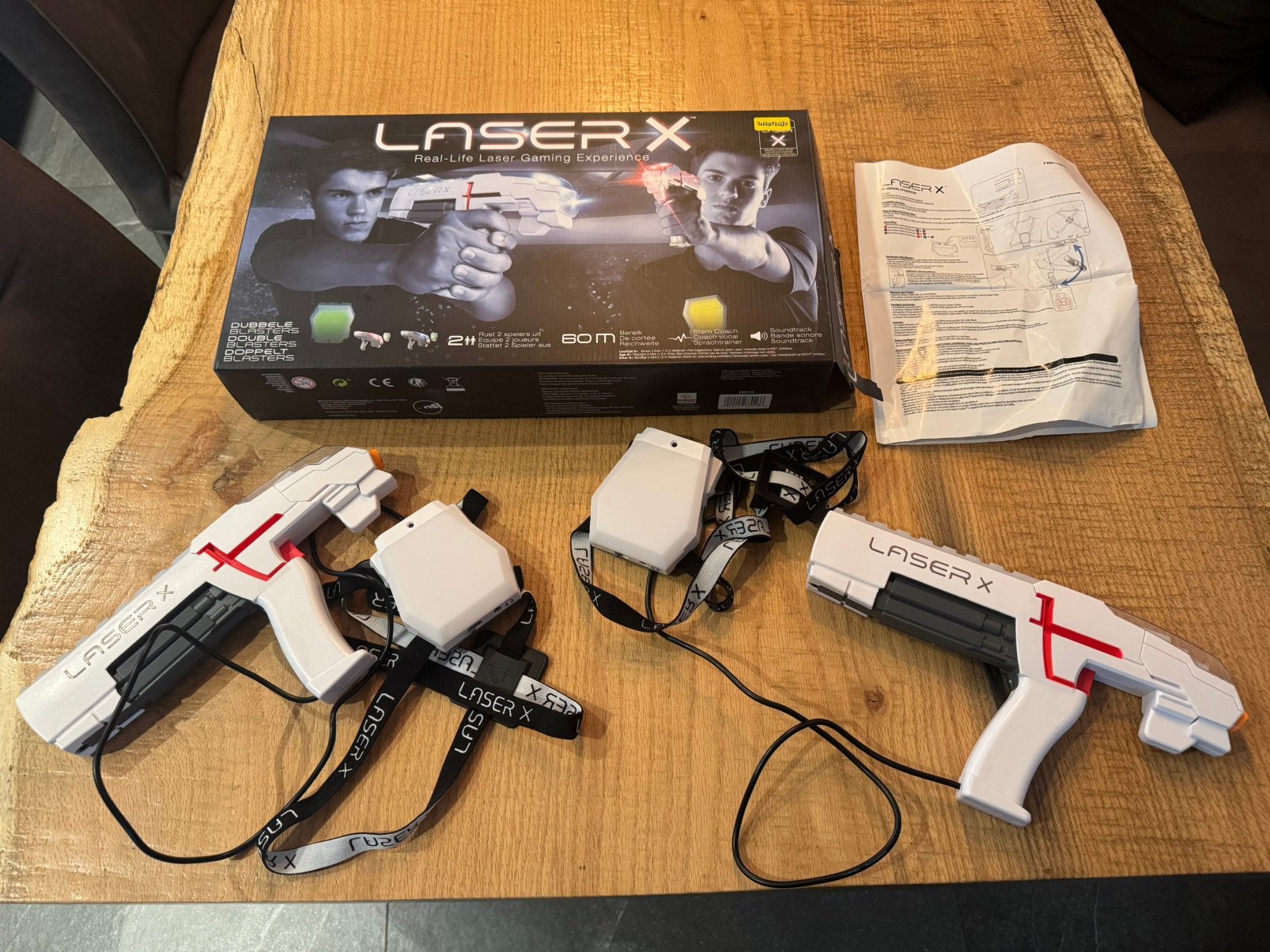 Laser x double blasters, Ophalen, Zo goed als nieuw