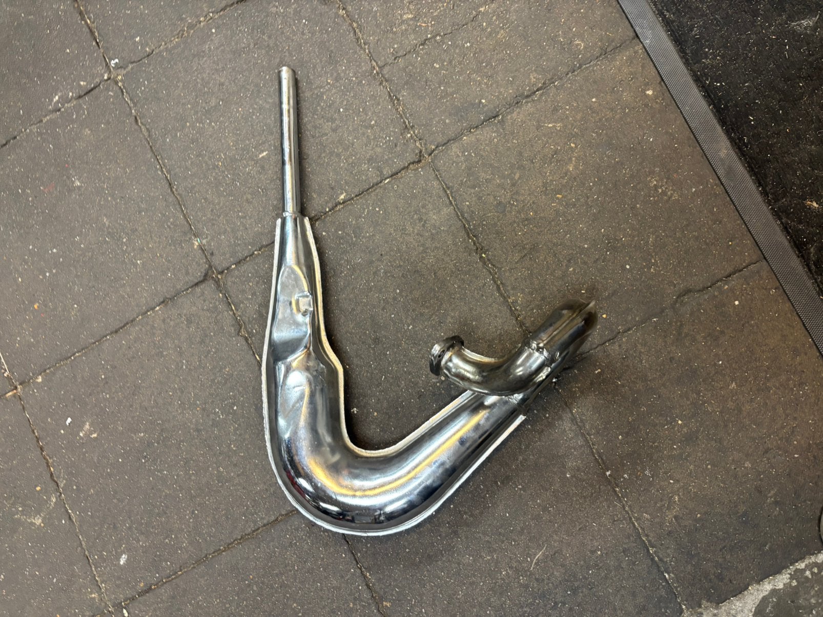 Honda mt bocht chrome staandard, Fietsen en Brommers, Ophalen of Verzenden, Zo goed als nieuw, Uitlaat