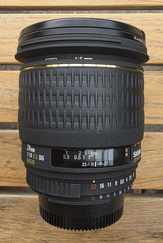 Sigma AF 24mm f/1.8 EX DG Macro voor Nikon F FX, Audio, Tv en Foto, Fotografie | Lenzen en Objectieven, Sigma, Zo goed als nieuw