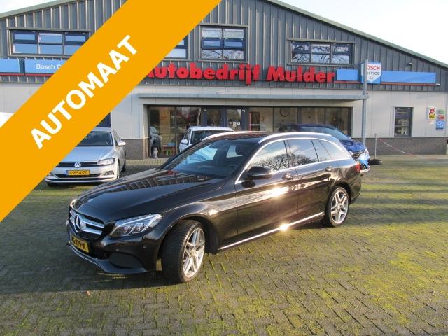 MERCEDES C-Klasse Estate C350 e PLUG-IN HYBRID 279pk 7G-TRON, Auto's, Automaat, Gebruikt, Zwart, Hybride Elektrisch/Benzine
