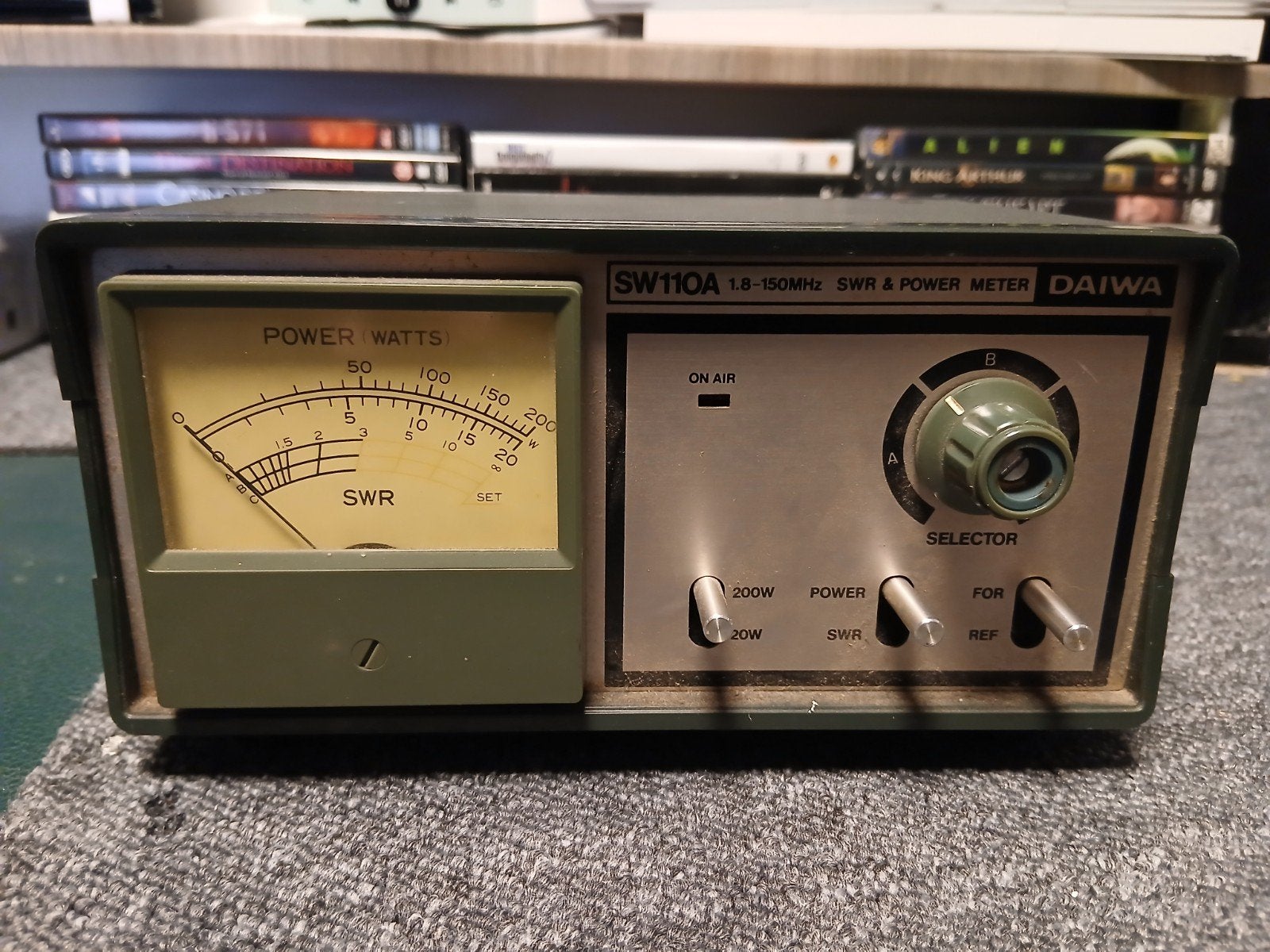 Daiwa SW-110A SWR & Power Meter 1.8-150MHz, Ophalen of Verzenden, Gebruikt, Zender en Ontvanger
