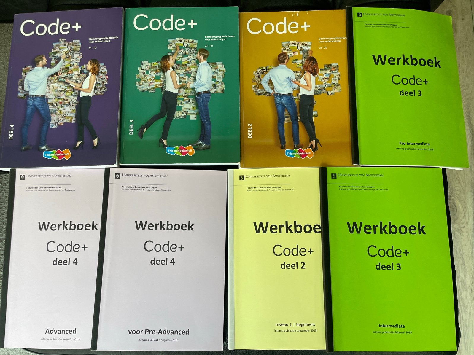 Code+ boeken, Boeken, Studieboeken en Cursussen, Ophalen, Beta, Zo goed als nieuw, MBO