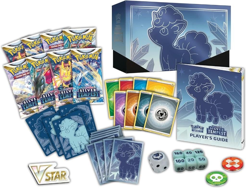 Pokémon Silver Tempest Elite Trainer Box, Ophalen of Verzenden, Nieuw, Boosterbox, Foil