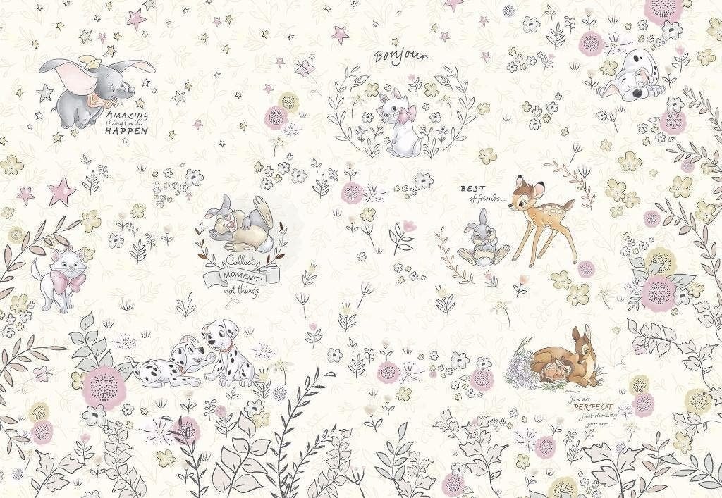 Disney Classics Dieren Behang - 368x254 - Gratis Verzending, Ophalen of Verzenden, Nvt, Komar, 5 tot 10 m²