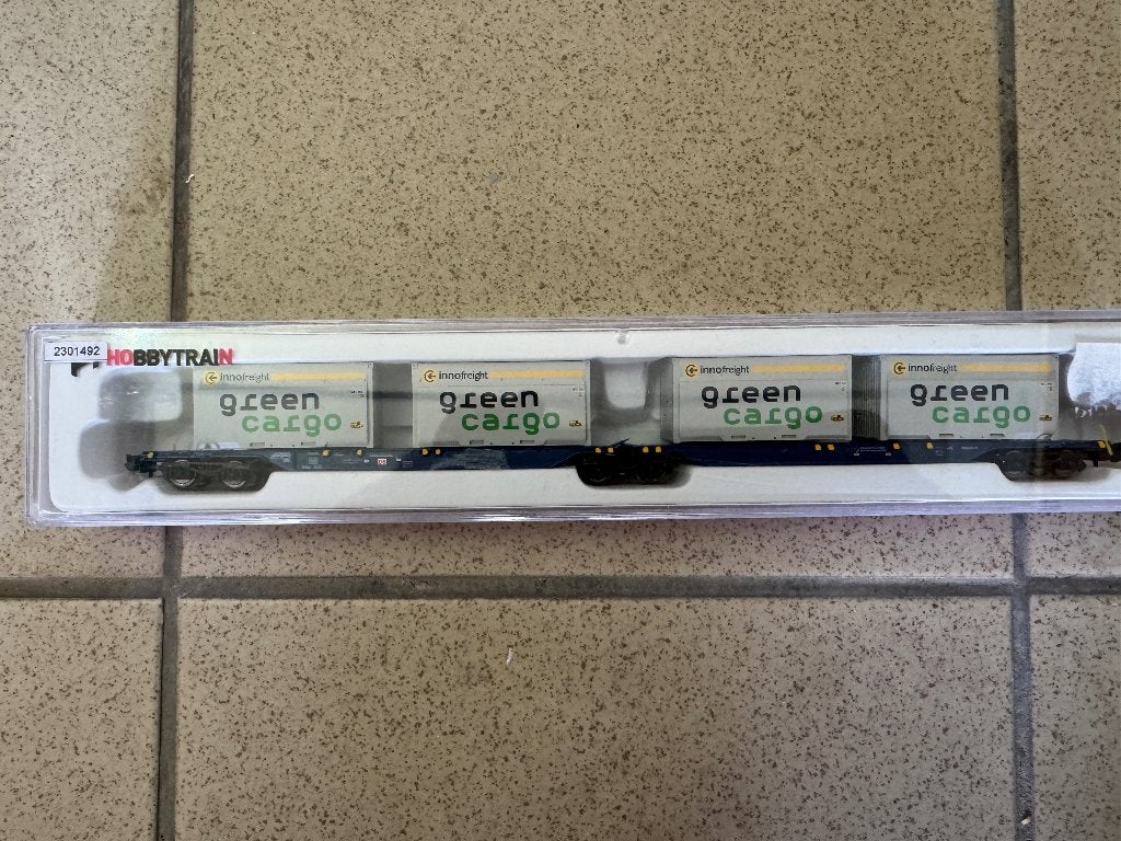 Minitrix / Fleischmann / Hobbytrain goederenwagens, Gebruikt, Gelijkstroom, Fleischmann, Wagon
