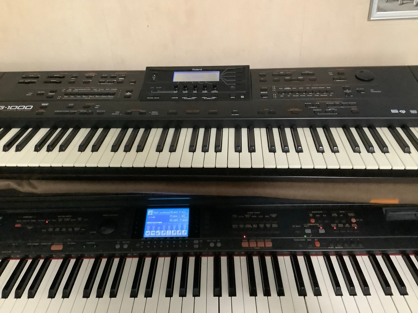 Roland G-1000 Arranger Workstation, Muziek en Instrumenten, Keyboards, Ophalen, Gebruikt, Roland, Midi-aansluiting