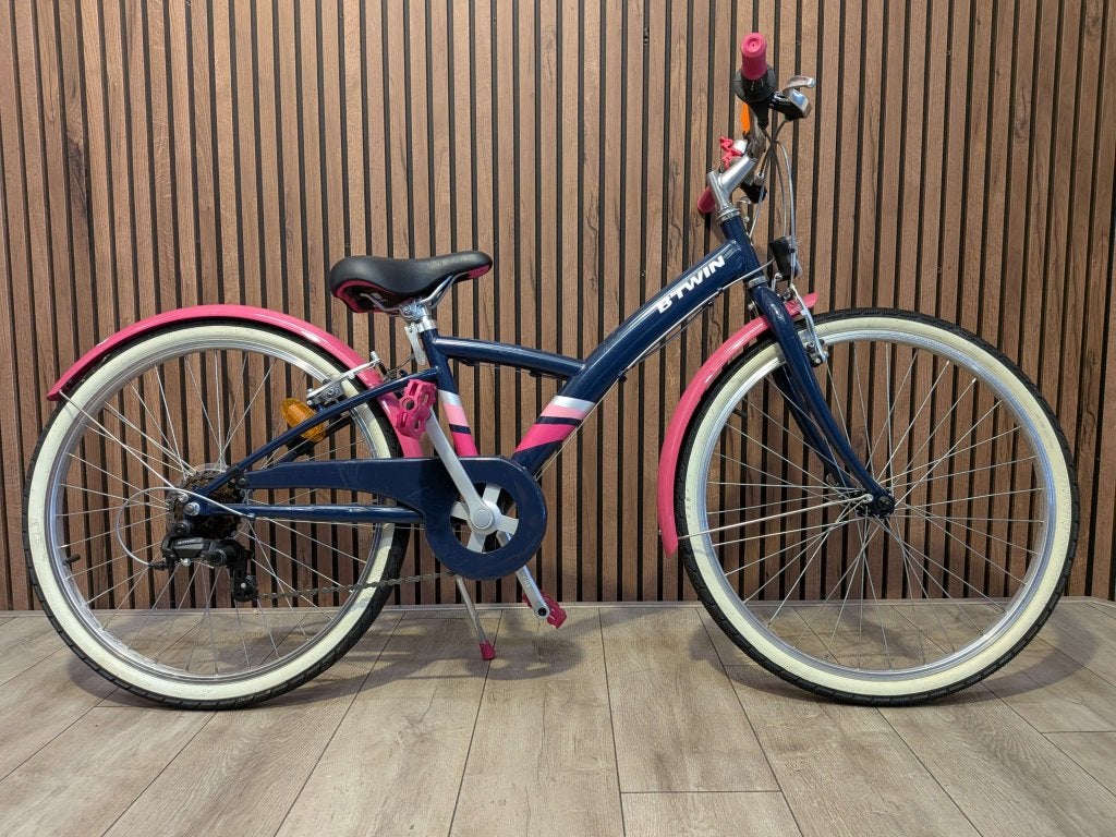 Btwin 500 24 inch meisjesfiets, Fietsen en Brommers, Fietsen | Meisjes, Velgrem, Versnellingen, Niet ingevuld, Btwin