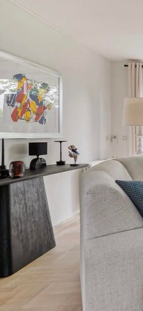 Zwarte sidetable van Sohome, 180 cm blad, zo goed als nieuw, Huis en Inrichting, Tafels | Sidetables, Zo goed als nieuw, 150 tot 200 cm
