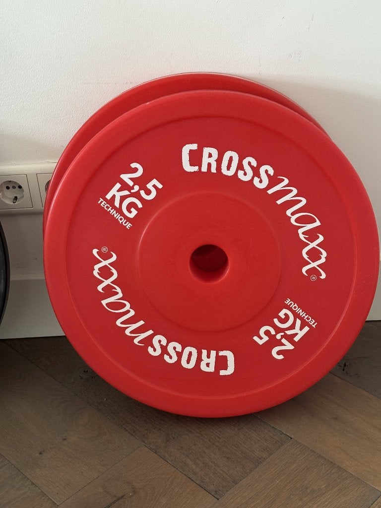 Crossmaxx Hollow Technique plate 2,5kg, Ophalen of Verzenden, Zo goed als nieuw, Benen, Halterschijven