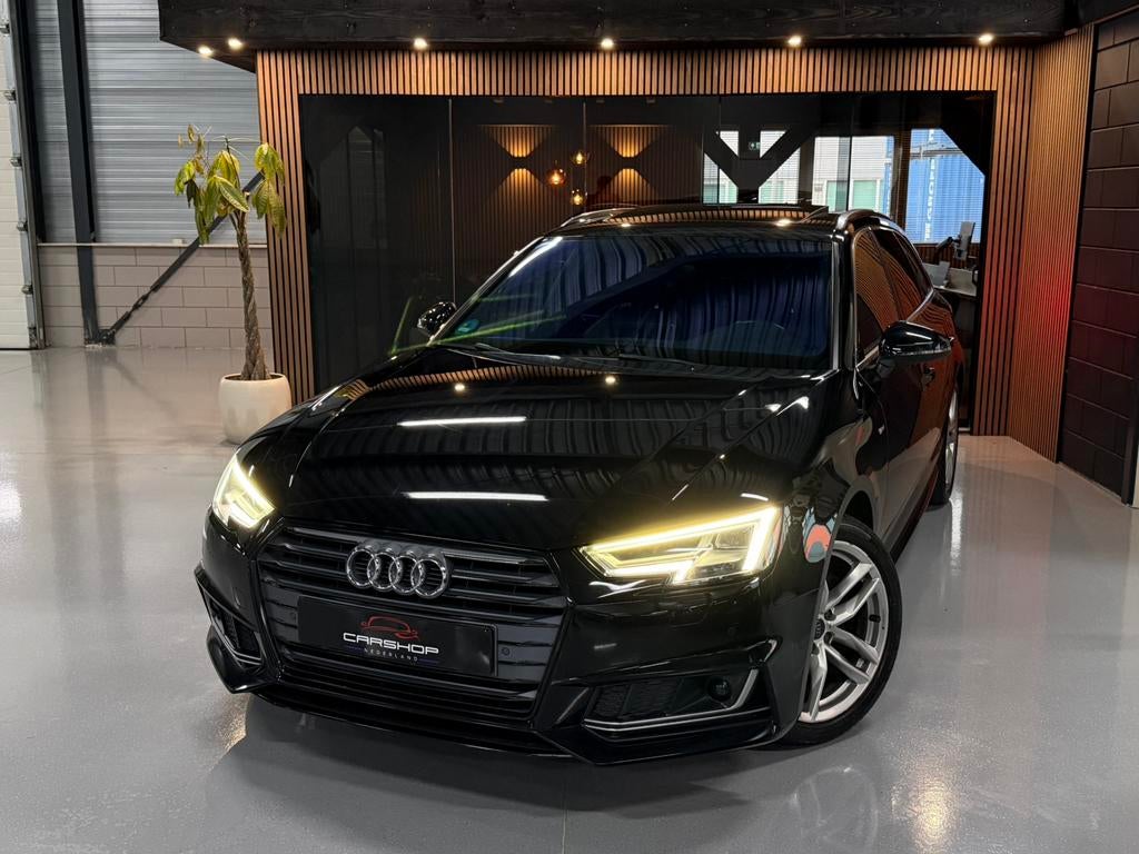 Audi A4 1.4 TFSI Sport Pro Line S PANO/SFEER/CAMERA/ACC/FULL, Zwart, 150 pk, A4, Zwart