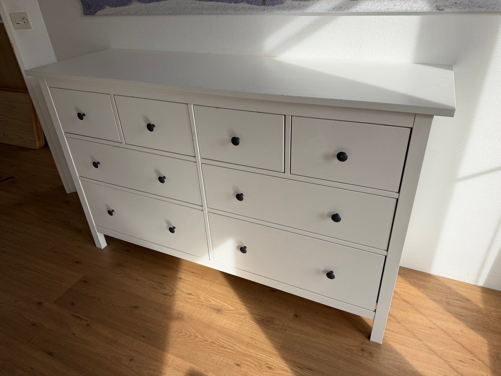 IKEA HEMNES Ladekast wit met 8 lades - goede staat, Ophalen, Gebruikt, 5 laden of meer, 150 tot 200 cm
