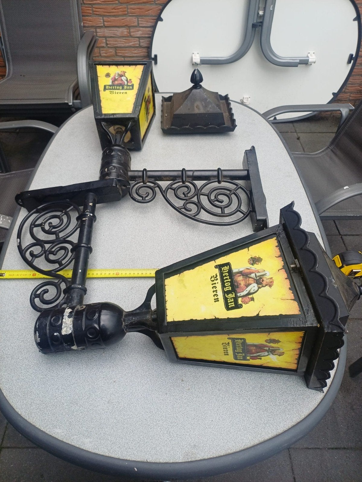 Hertog Jan Bockbier Lichtreclame en Lantaarns, Overige merken, Gebruikt, Zwart, Overige fittingen