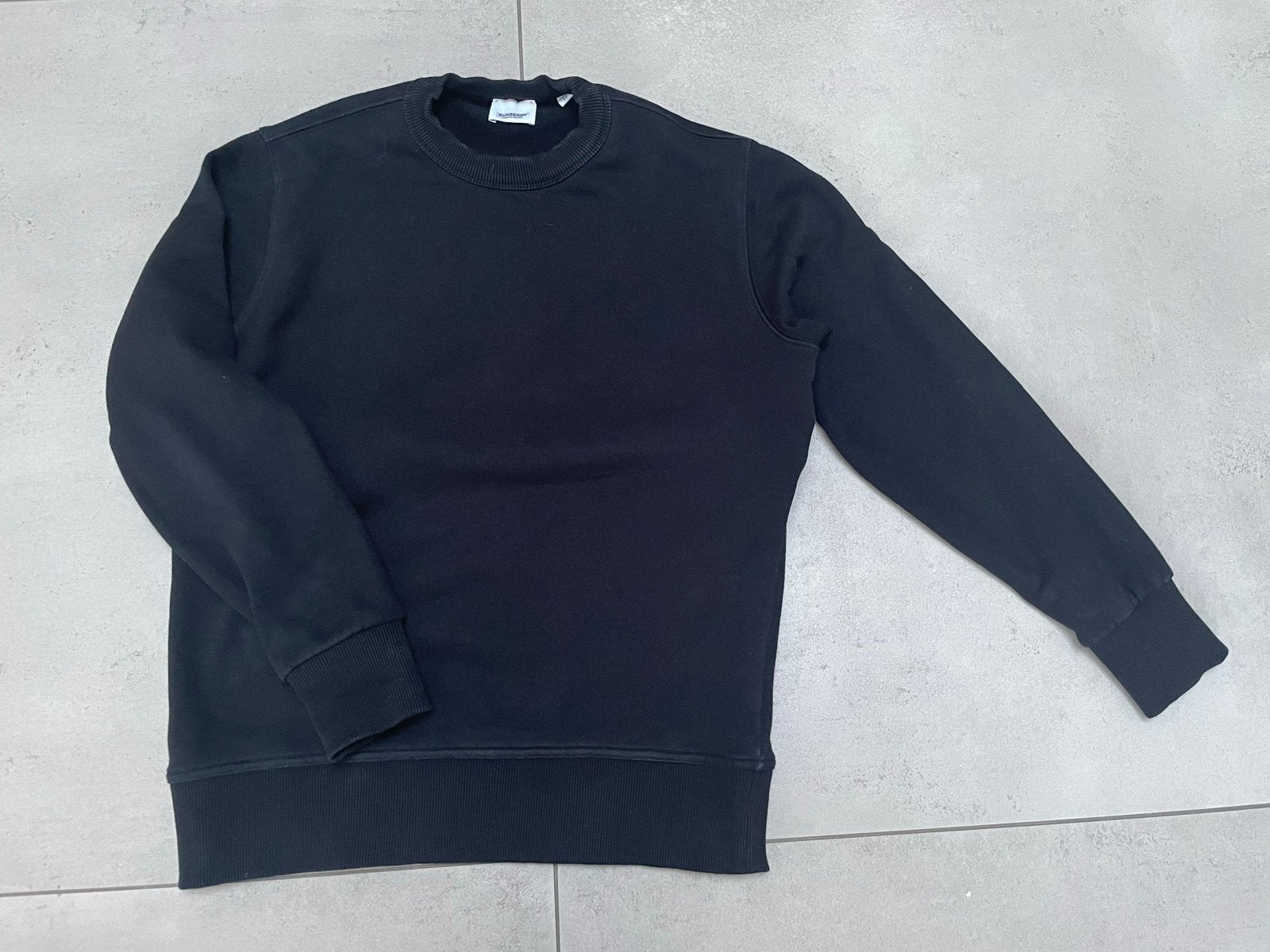 Burberry sweater met rits detail - Maat XS, Ophalen of Verzenden, Zo goed als nieuw, Maat 46 (S) of kleiner, Zwart