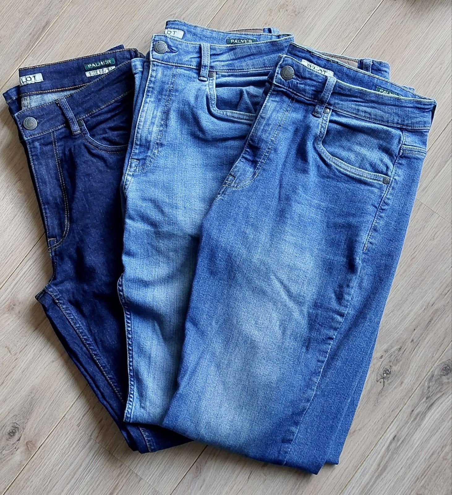 3 pilot spijkerbroek zo goed als nieuw maat 30/34, Pilot, Blauw, Overige jeansmaten, Ophalen of Verzenden
