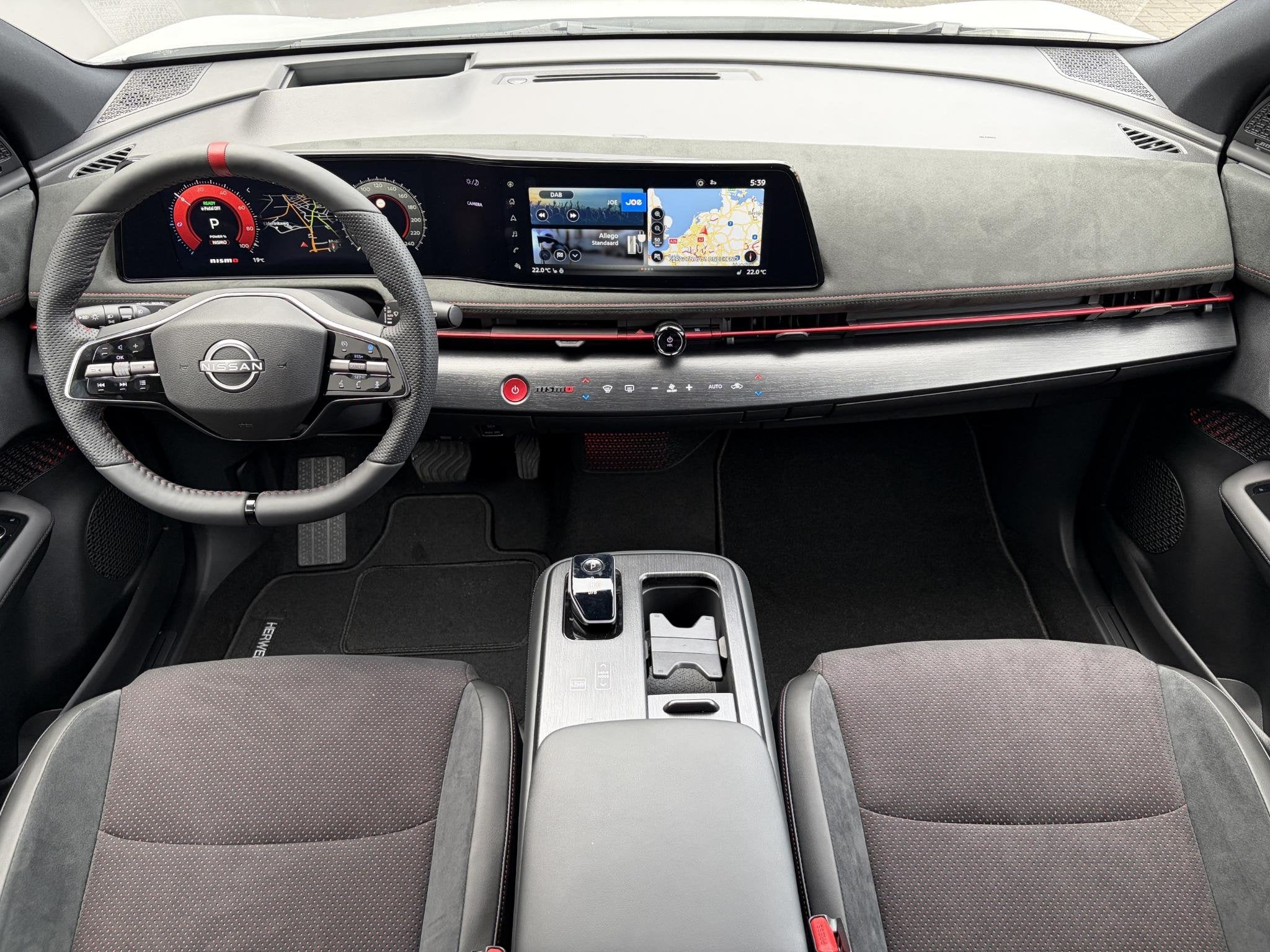 Nissan Ariya e-4ORCE Nismo 91 kWh / 435PK / 417KM WLTP / Alc, Auto's, Automaat, Gebruikt, 417 km, Wit