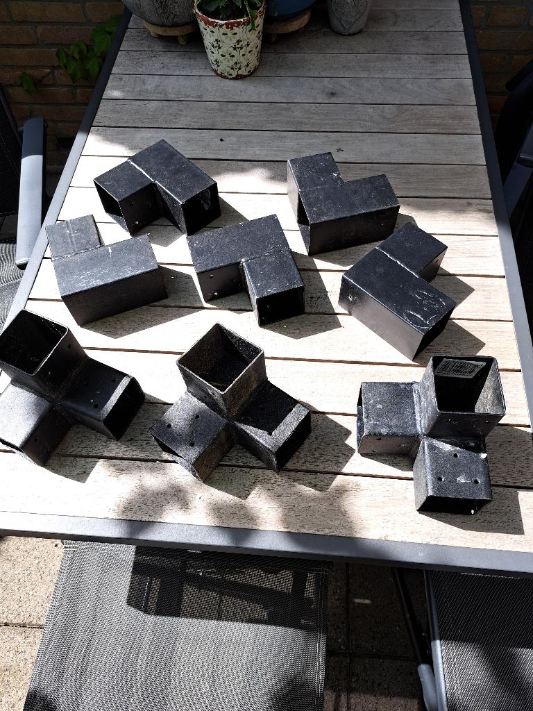 Paalverbinders voor pergola, Gereedschap of Toebehoren, Zo goed als nieuw, Overige merken, Ophalen
