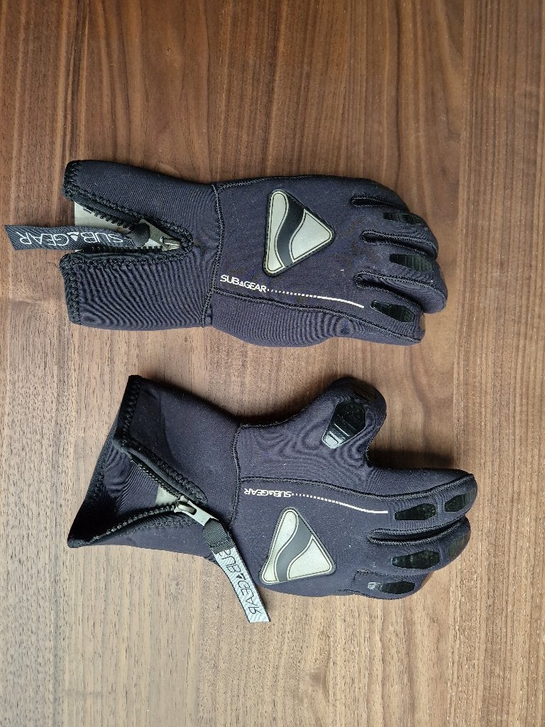Subgear duikhandschoenen - 5mm - Maat M, Ophalen of Verzenden, Zo goed als nieuw, Overige typen