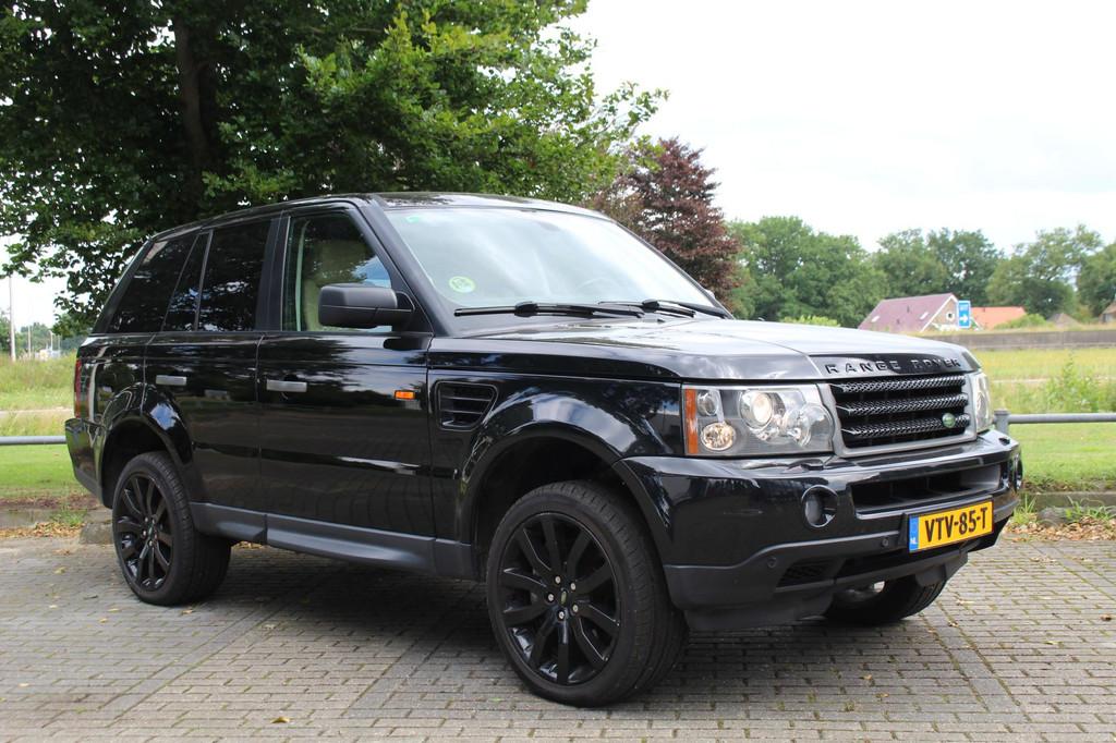 Land Rover Range Rover Sport 3.6 TDV8 272 pk GRIJS KENTEKEN, Automaat, Stof, 3628 cc, Zwart
