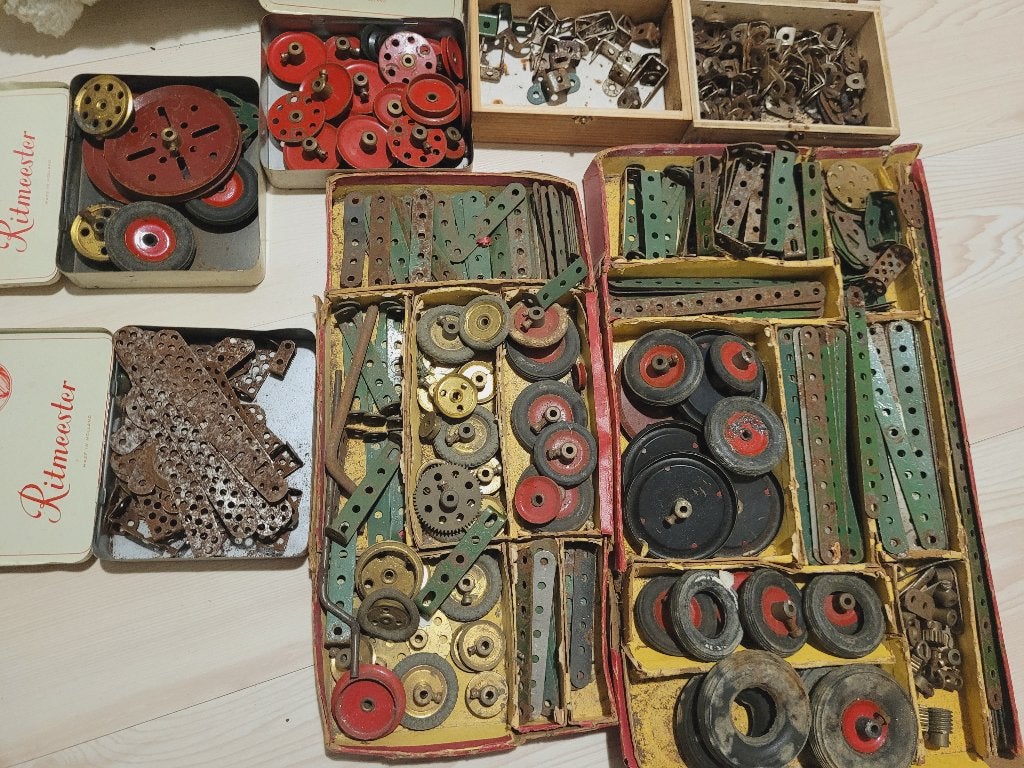 mecano verzameling ca 1930 en jaren 50, Ophalen