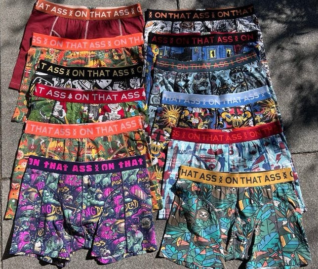 On That Ass - Boxer - Onderbroek - Maat L - 12 Stuks, Kleding | Heren, Ondergoed, Verzenden, Overige kleuren, Boxer