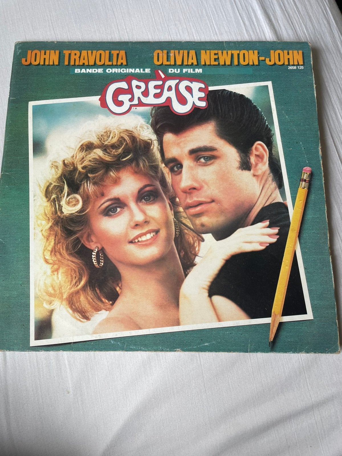 Grease - original soundtrack on vinyl, LP, Film en Theater, Gebruikt, Ophalen of Verzenden