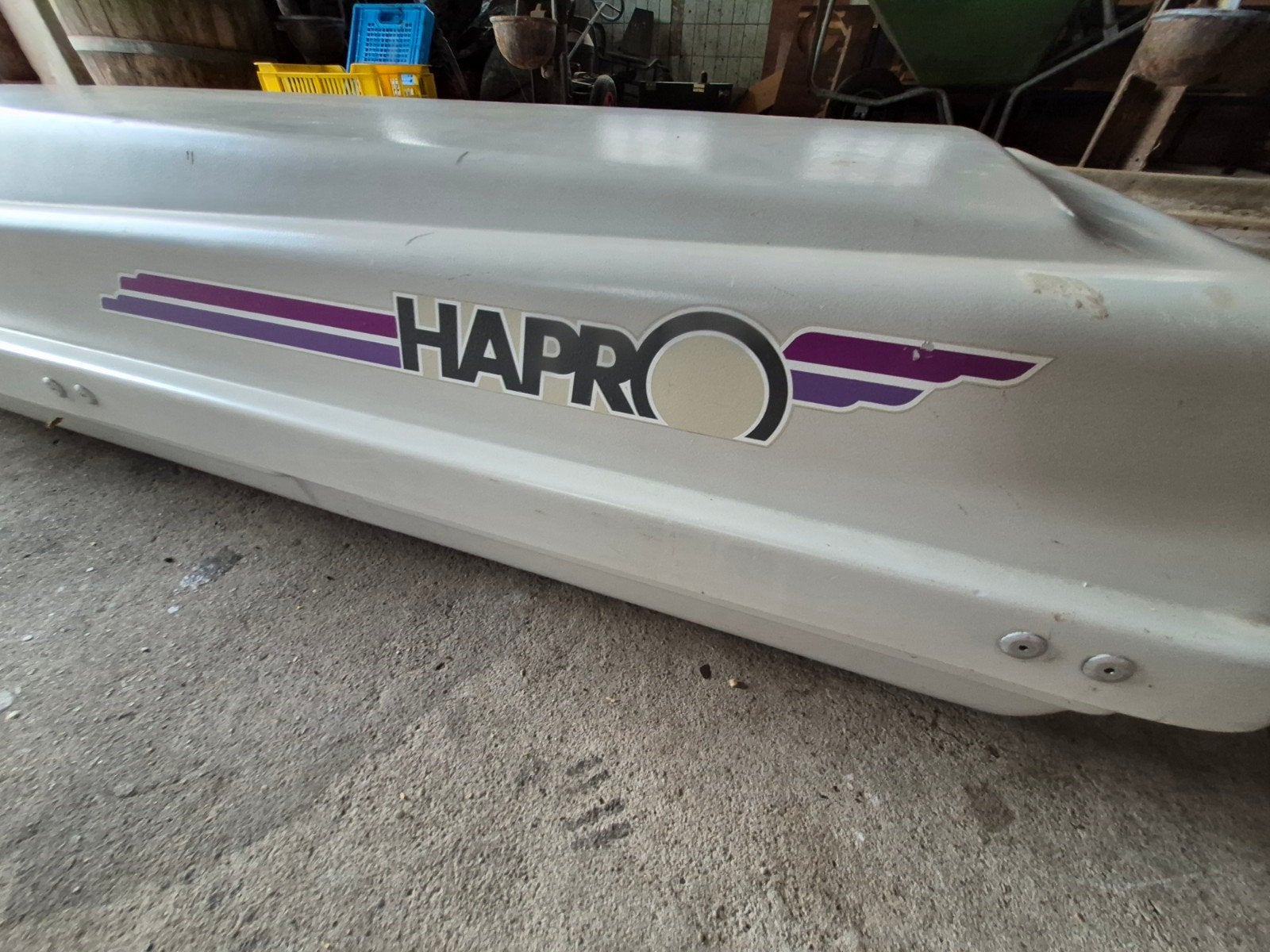 Hapro 200 Dakkoffer Skibox, Ophalen